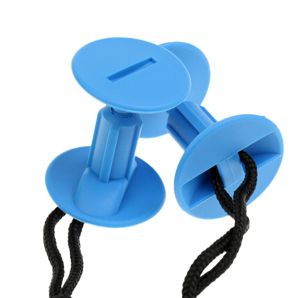 2Pcs Lightweight  Surfboard Leash Plug with Cords Strings Accessory