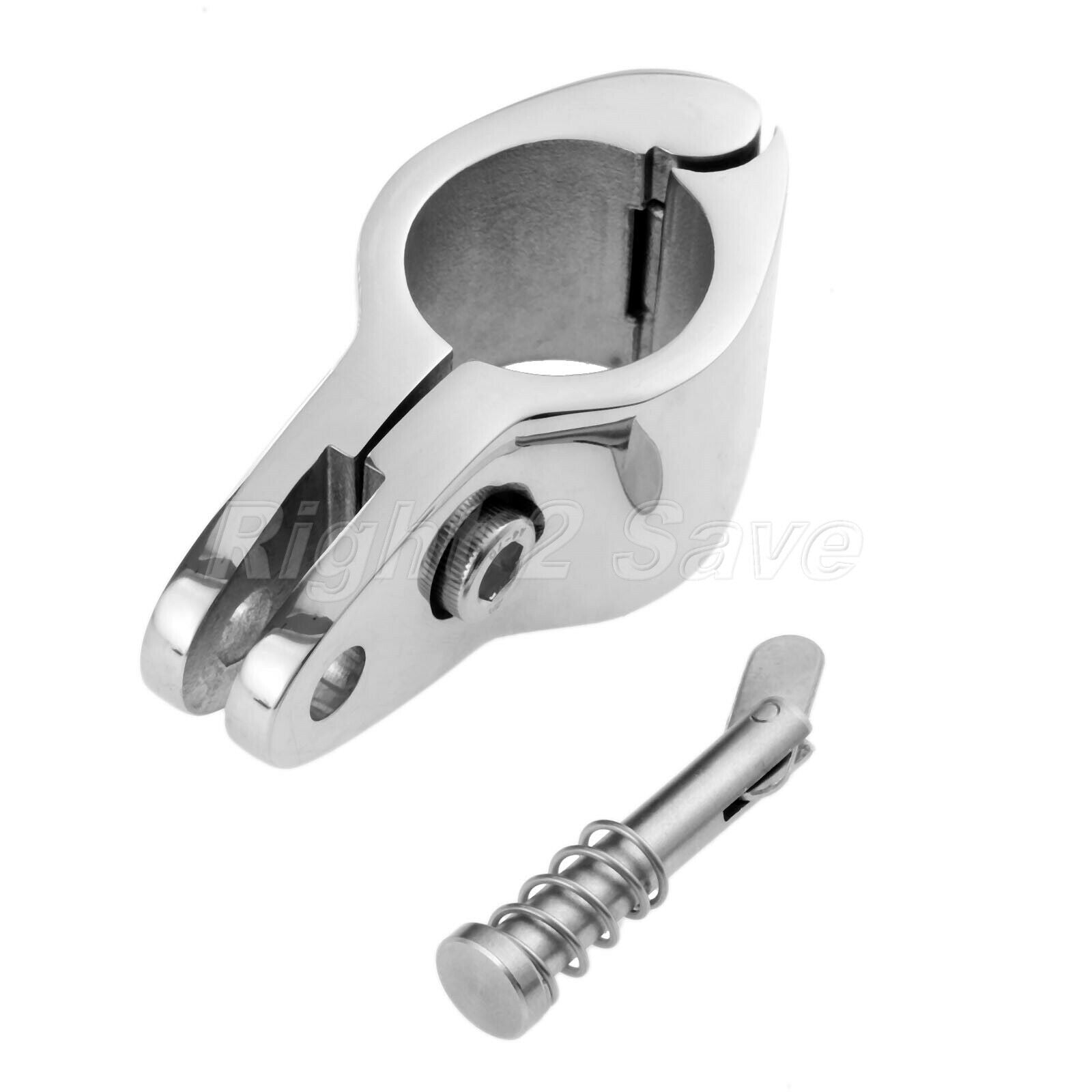 1" Boat Marine Stainless Hardware Fittting Bimini Top Jaw Slide Hinged Adapter