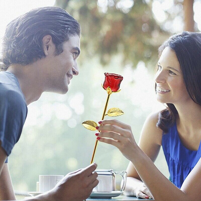 Crystal Rose Flower, Best Gift for Valentine's Day, Mother's Day, AnniversarP3P1