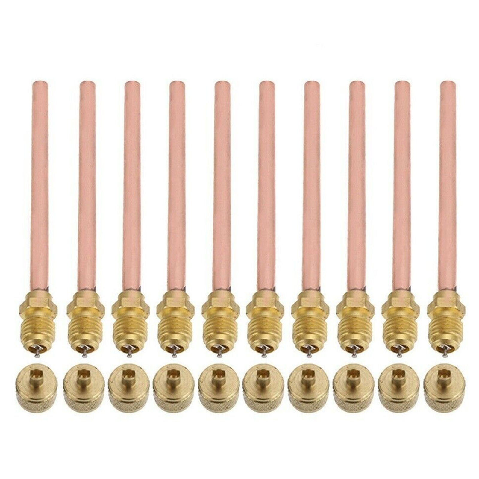 10X 1/4"Access Needle Valve Air Conditioning Refrigeration Stem Core Tool Lots
