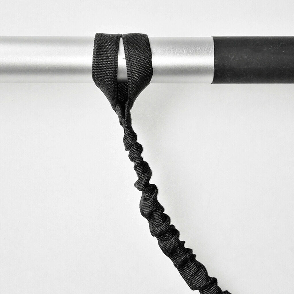 Durable Paddle Leash 61.4" Boat Canoe Fishing Rod Holder Keeper Bungee Cord