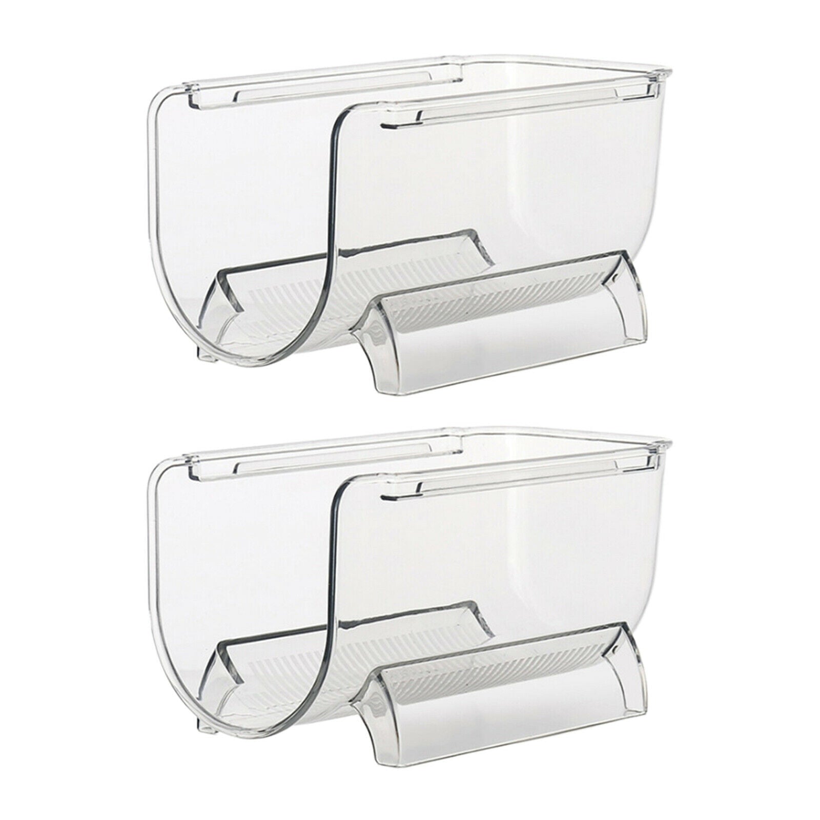 2pcs Acrylic Wine Rack Wine Bottle Holder Stackable Display Shelf Home Decor