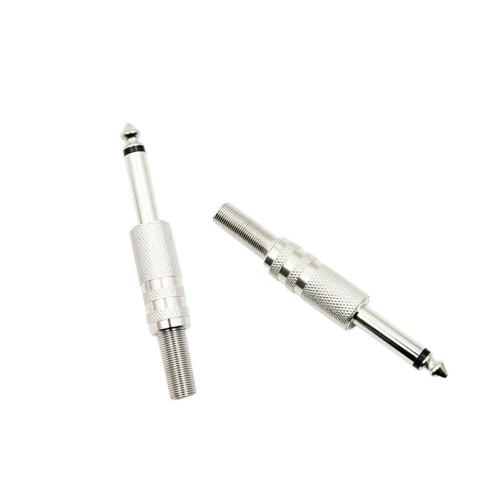 6.35mm to 6.5mm Stereo Microphone Headphone   Audio Adapter Plug
