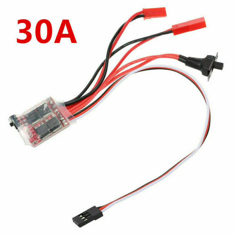 30A Waterproof Brushed ESC Electronic Speed Controller For RC Motor Car Boat UK