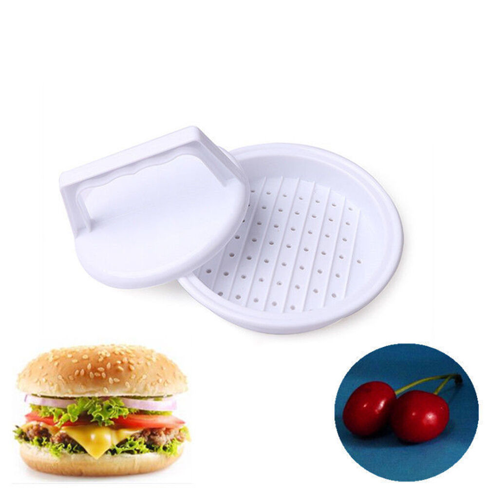 Plastic Burger Press Hamburger Meat Beef Grill Cooking Maker Kitchen Mold.l8