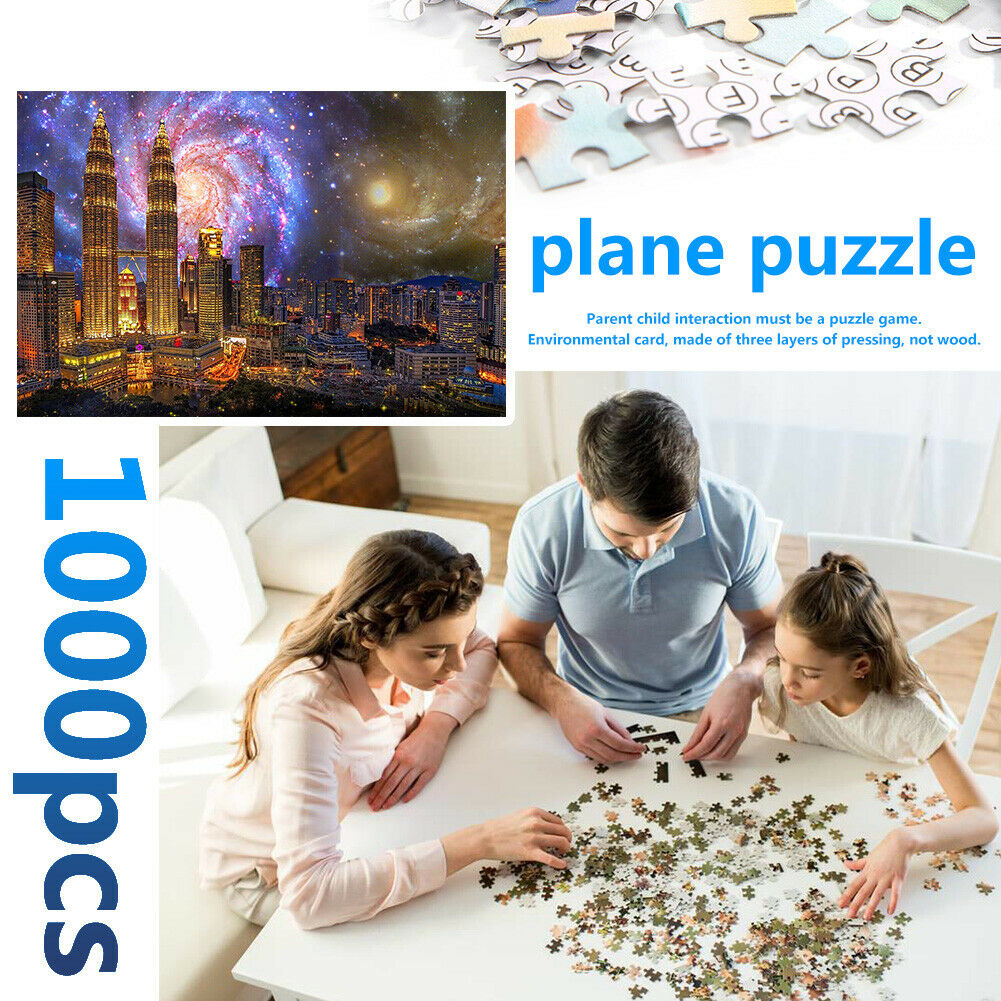 DIY Magic City Paper Puzzles 1000pcs for Adults Kids Jigsaw Picture Toys @