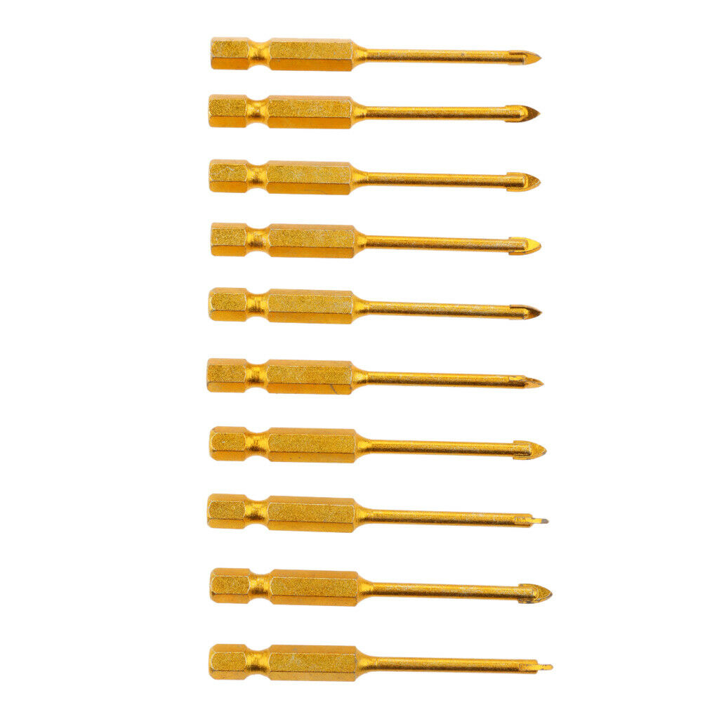 10 x 4mm Spear Head Ceramic,Porcelain,Marble,Tungsten Drill Bit Glass Tile