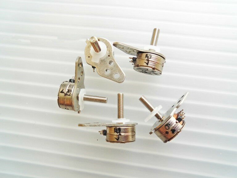 5 Pcs DC 5V 0.015W 1000RPM 7mm x 4mm Mini Stepping Motor