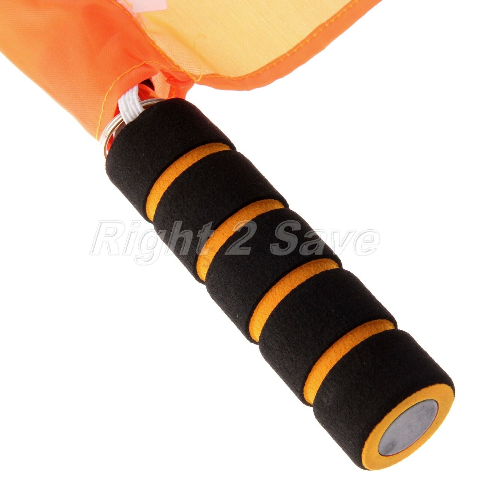 2 x Soccer Referee Flags Deluxe Premier Linesman Flags Football Rugby Hockey