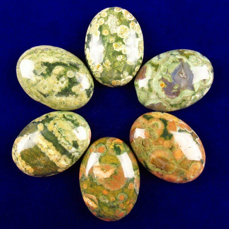 8pcs 36g Natural New Kambaba Jasper 25x18x6mm Oval Cab Cabochon A-278JM