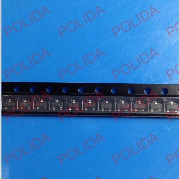 100PCS MOSFET ONSEMI/FAIRCHILD SOT-23-3 2N7002 2N7002LT1 2N7002LT1G 2N7002TA 702