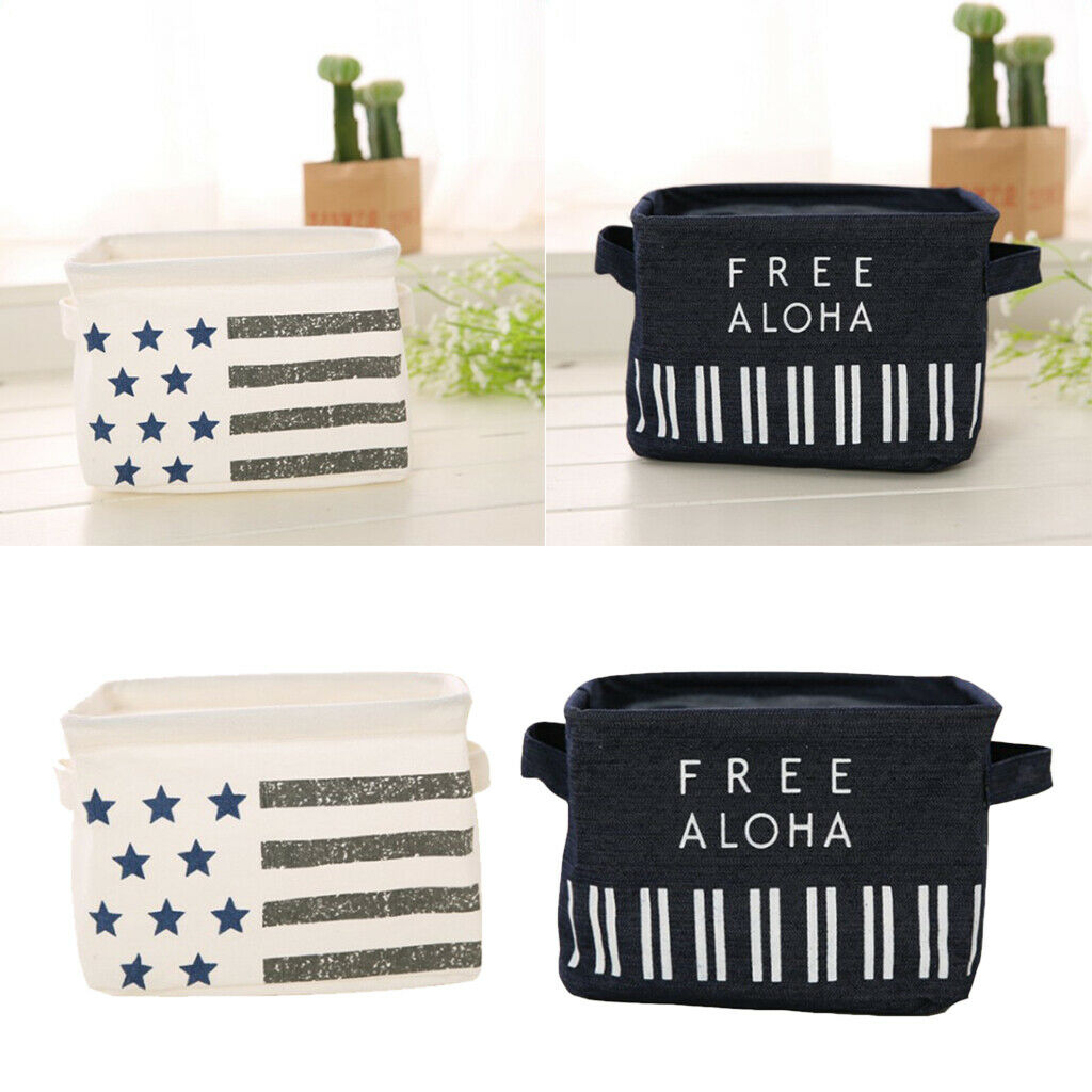 Desk Box Holder Organizer Case Jewelry Cosmetics Storage Basket  White