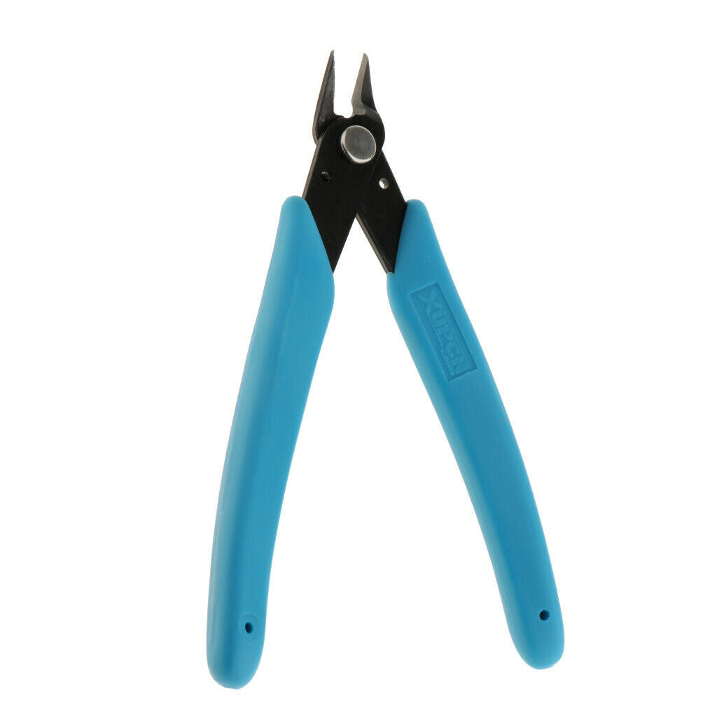 Diamond Rhinestone Picker Nippers Clipper Manicure Pliers Nail Art Tool-Blue