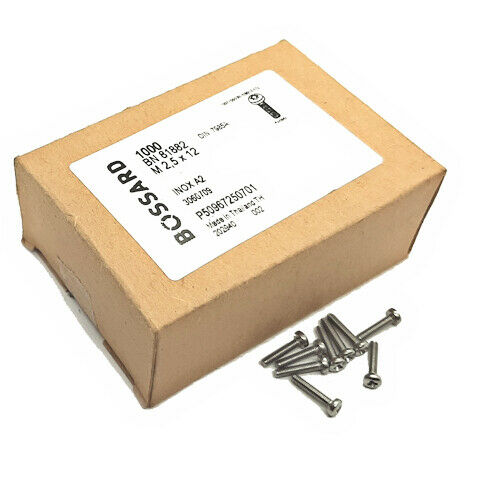 [300pcs] 3060709 M2.5x12/BN81882 DIN7985A SCREW