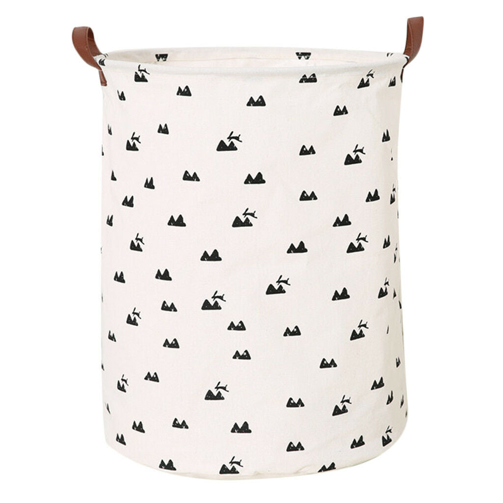 Nordic Style Nursery Toys Basket Free Standing Hamper Laundry Bin Mountain