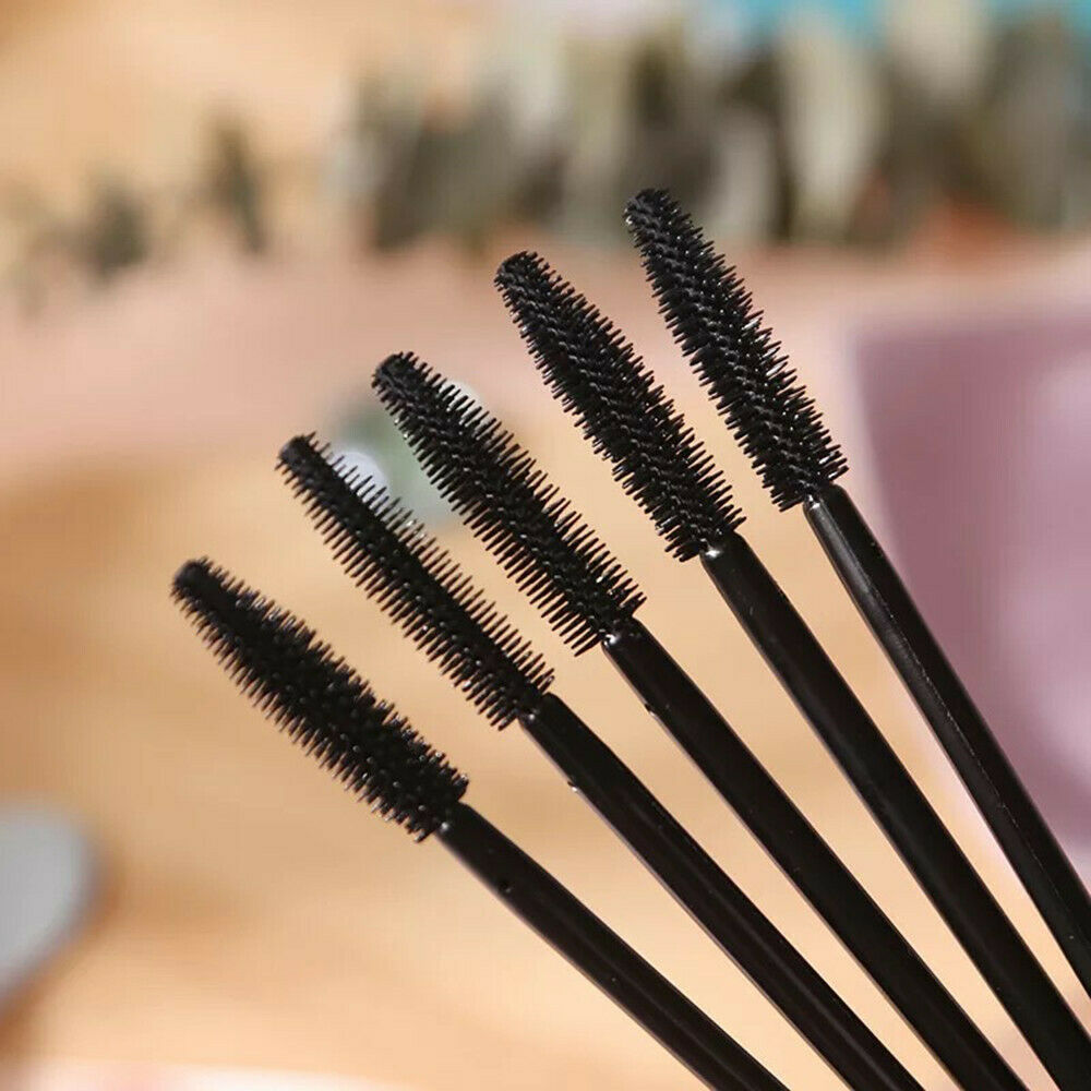 50PCS Disposable Makeup Eyelash Mascara Wands Eyeliner Brush Applicator Tool Kit