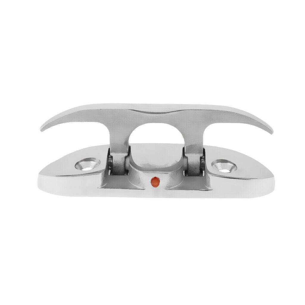 4-1/2" Folding Cleat - 316 Stainless Steel Marine Boat Mooring Dock Cleat