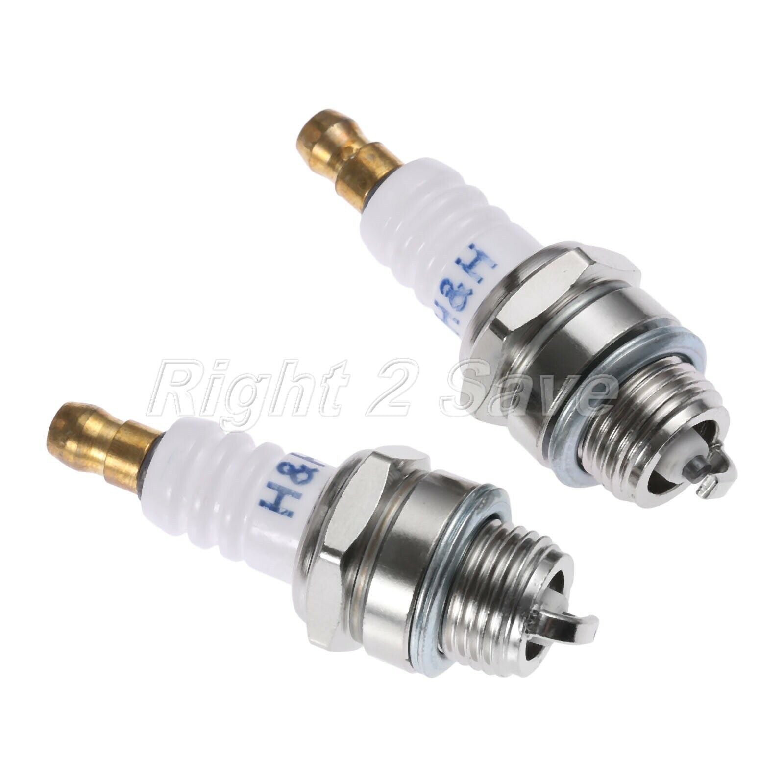 2 Stroke Brush Cutter Strimmer Chainsaw Parts Grass Trimmer L7T Spark Plugs 2PCS