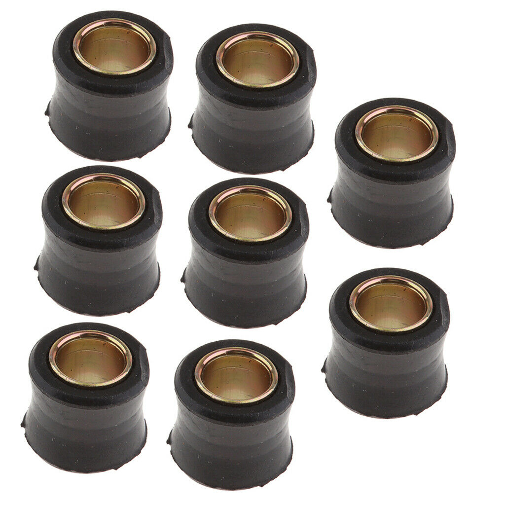8x Motorbike Shock Absorber Rear Bush 12mm for Motorcycles Replacement