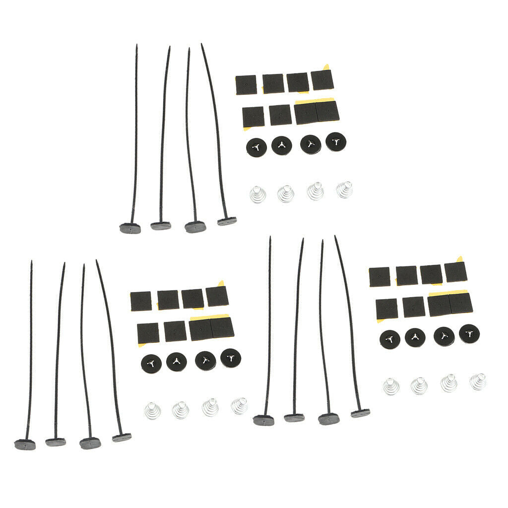 3 Set Plastic Universal Electric Cooling Fan Straps Brackets Mounting Kit