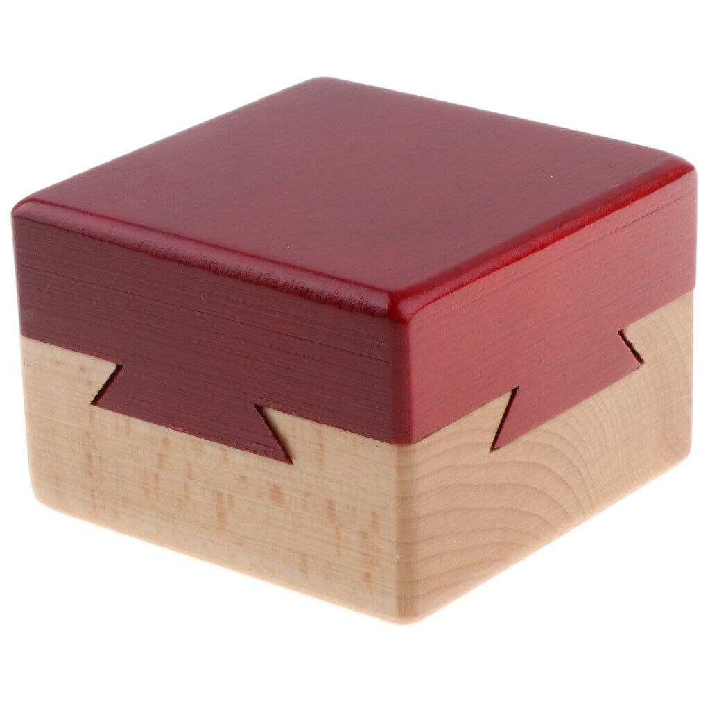 Box High Quality Wooden Puzzle Game Luban Lock IQ Educational Toys For Children