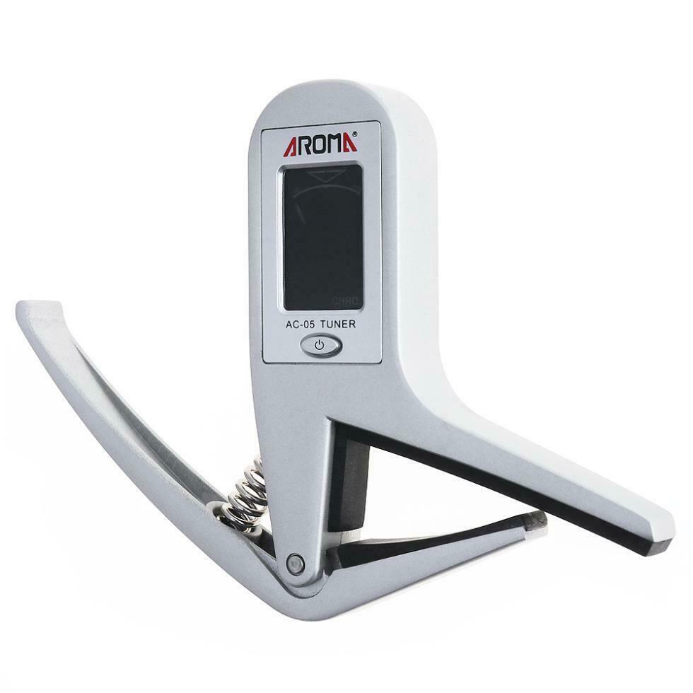 2 IN 1 Guitar Tuner Capo Professional Smart Combination of Metal Capo Tuner