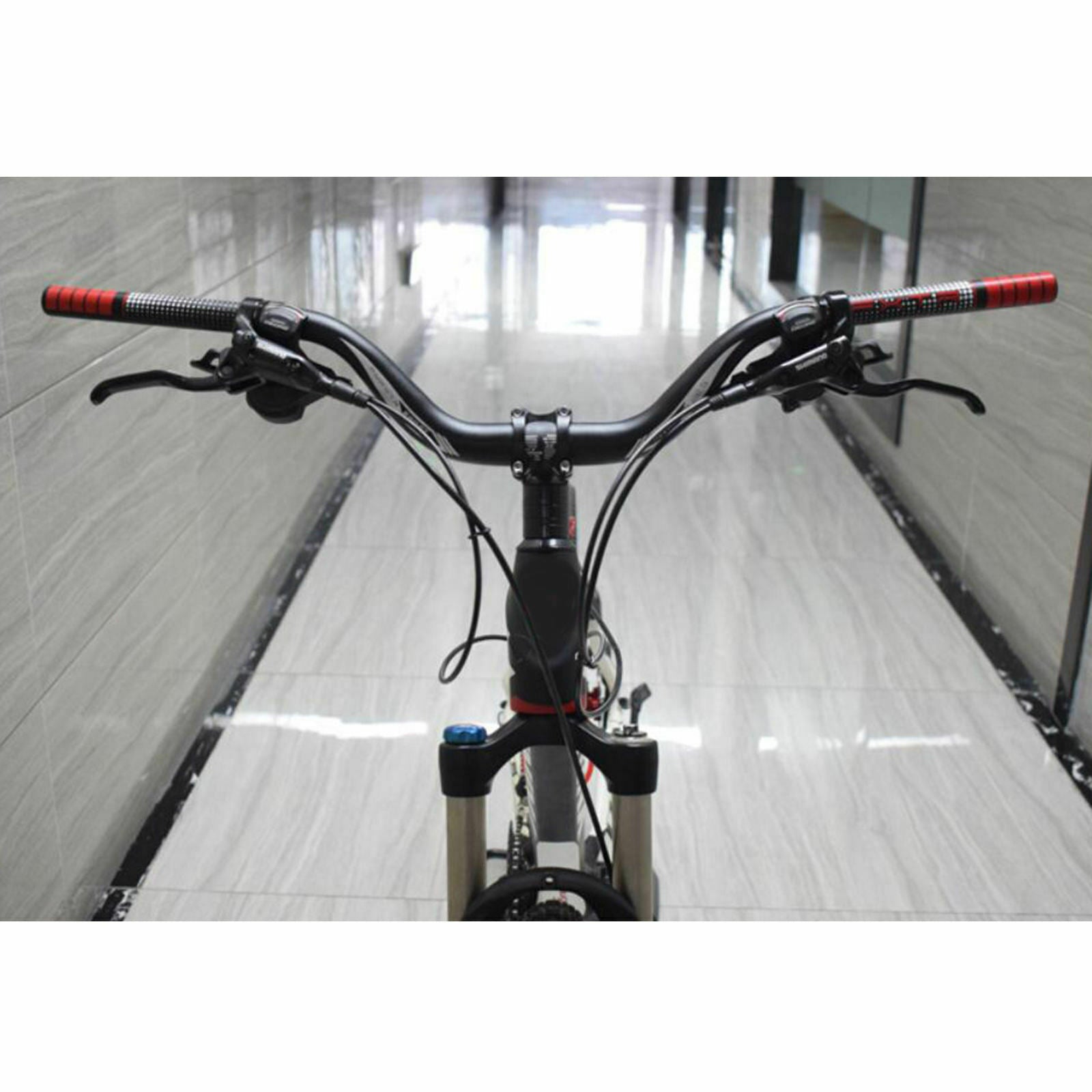 2x Mountain Bike Handlebar Riser Bar Extra Long Handle Bar Component Parts