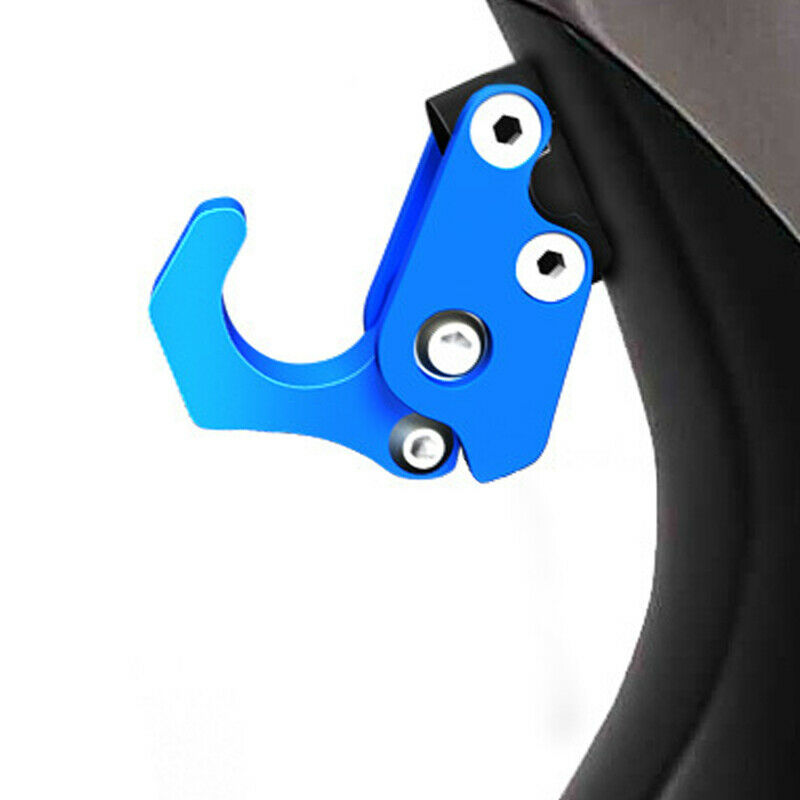 1PCS Motorcycle Scooter Electric Bikes Multi-Aluminum Alloy Bag Helmet Hook Blue