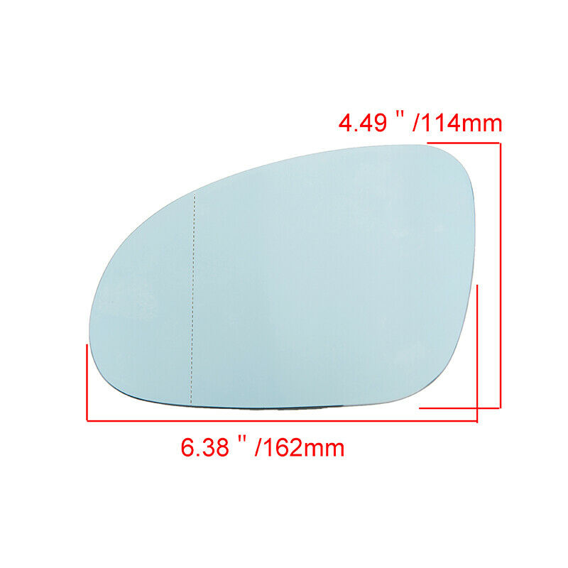 Fit VW Jetta EOS GTI Passat R32 MK5 2005-10 Left Side View Mirror Glass Heated