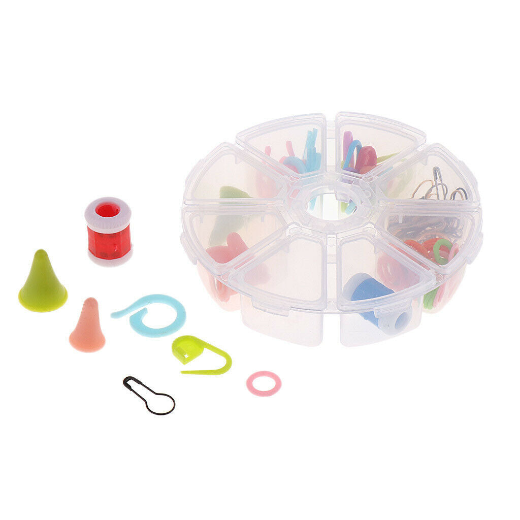 1 Set Knitting Tool Kit With Storage Case For Knitting Lovers Crochet Crafts