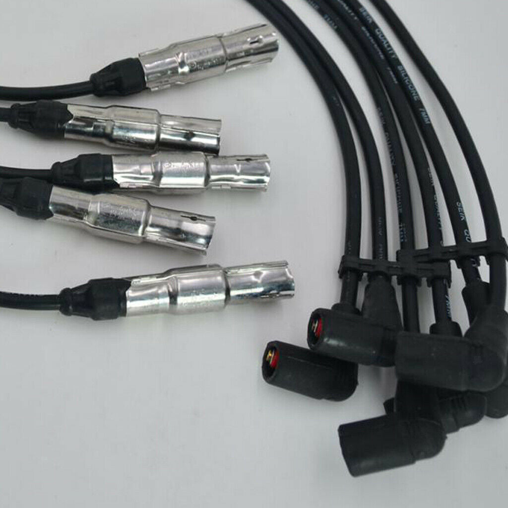 6 x 12v Spark Plug Wire Set Suitable for Volkswagen Golf 1999-2002 2.8L