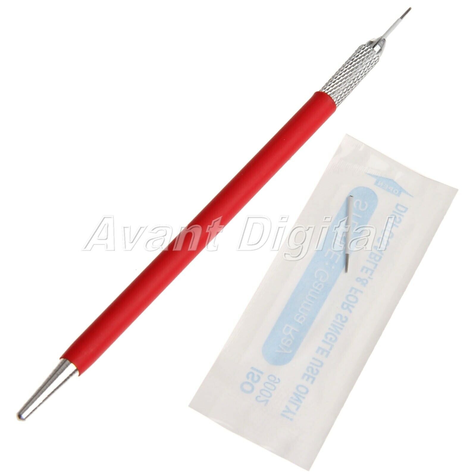 5R Eyebrow Needle Blade Red Microblading Pen Permanent Makeup Tattoo Beauty 50Pc
