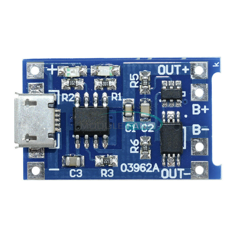 5PCS 5V 1A Micro USB 18650 Lithium Battery Charging Board Charger Module