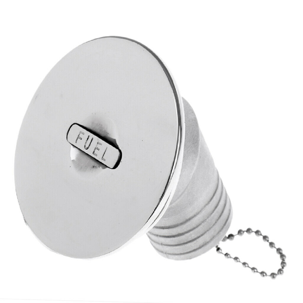Stainless Steel Boat Deck FUEL 2 '' Boat Deck Fill Filler With Keyless Lid