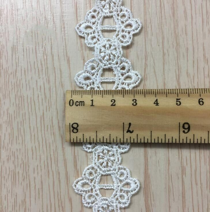5 Yards Crochet Flower lace Trims Sewing Clothing Decorative Home accessories