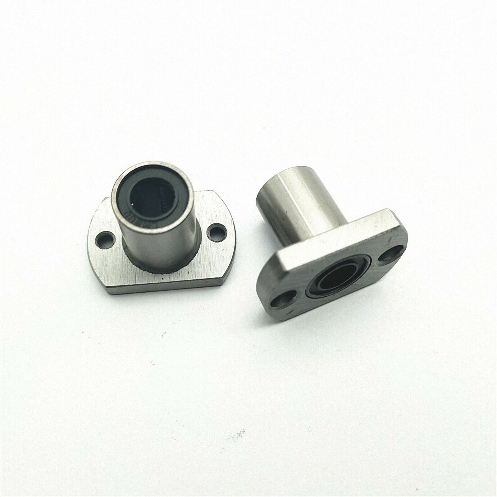 2Pcs LMH8UU Oval Flange Linear Motion Ball Bearing Bushing For 8mm Shaft [M_M_S]