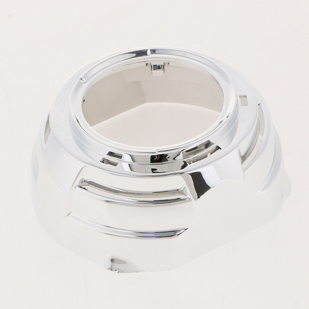 Pair of 3.0 Inch LED Spotlights with Chrome Cover with Angel Eyes for Q5