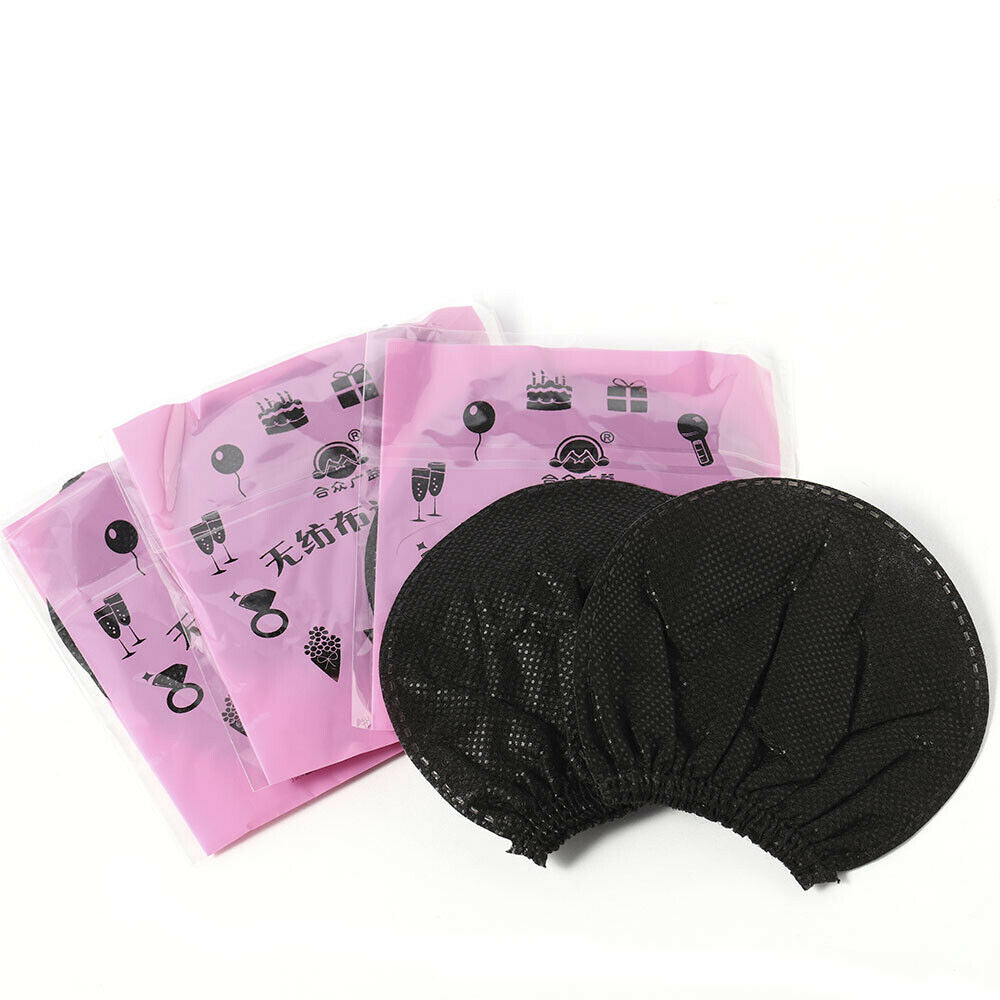 100Pcs Disposable Microphone Cover Non-Woven Protective Caps For Karaoke
