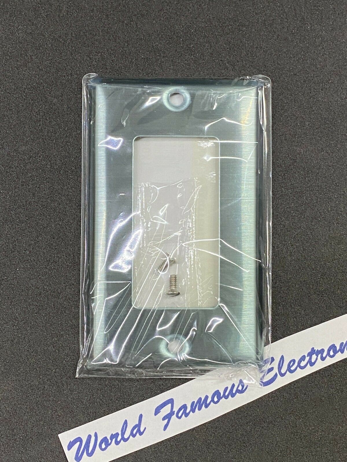 1pcs - Eaton 93401 NON-MAGNETIC Stainless Steel Decorator Wallplate Cover GFCI