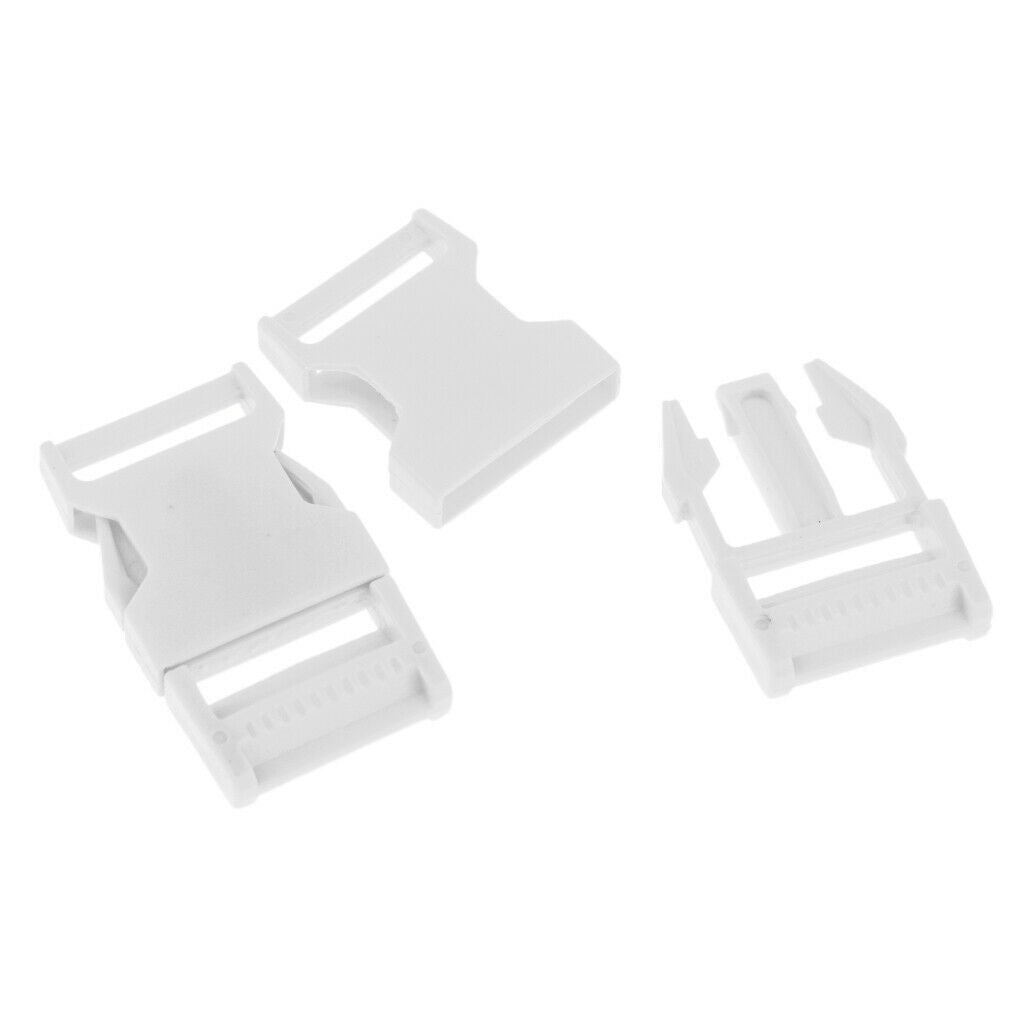 20x Quick Side Release Buckles Clips Snaps 1" 25mm for Nylon Strap Backpack