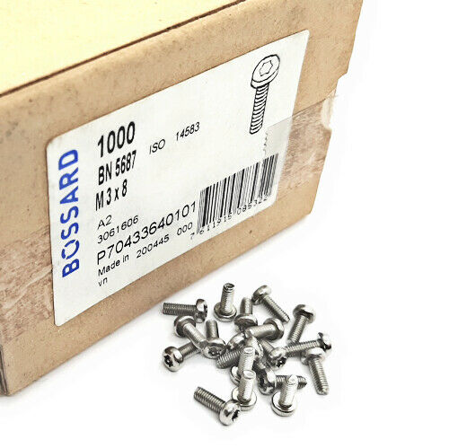 [200pcs] 3061606 M3X8/BN5687 ISO14583 SCREW