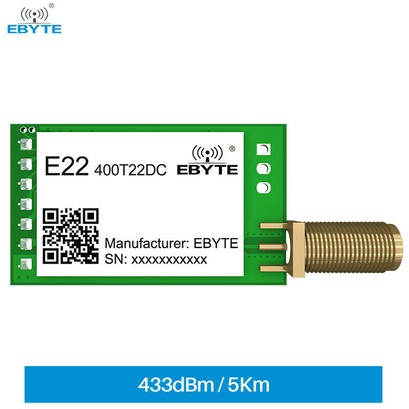Ebyte SX1262 Wireless LoRa UART Module Receiver 22dBm SPI 5.5km ACommunicator