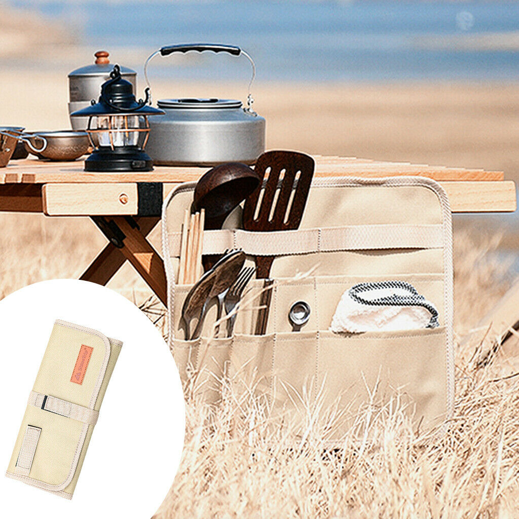 600D Oxford Fabric Spoon Outdoor Dish Storage Bag