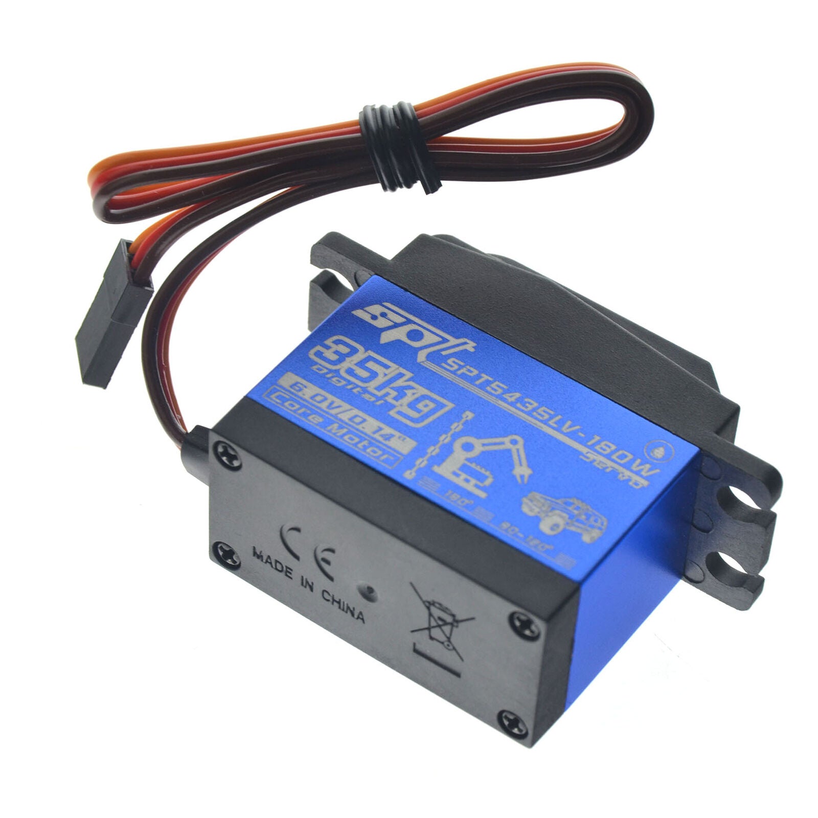 Metal Gear Waterproof SPT 35KG Large Torque Digital Servo for RC Car SCX10 TRX4