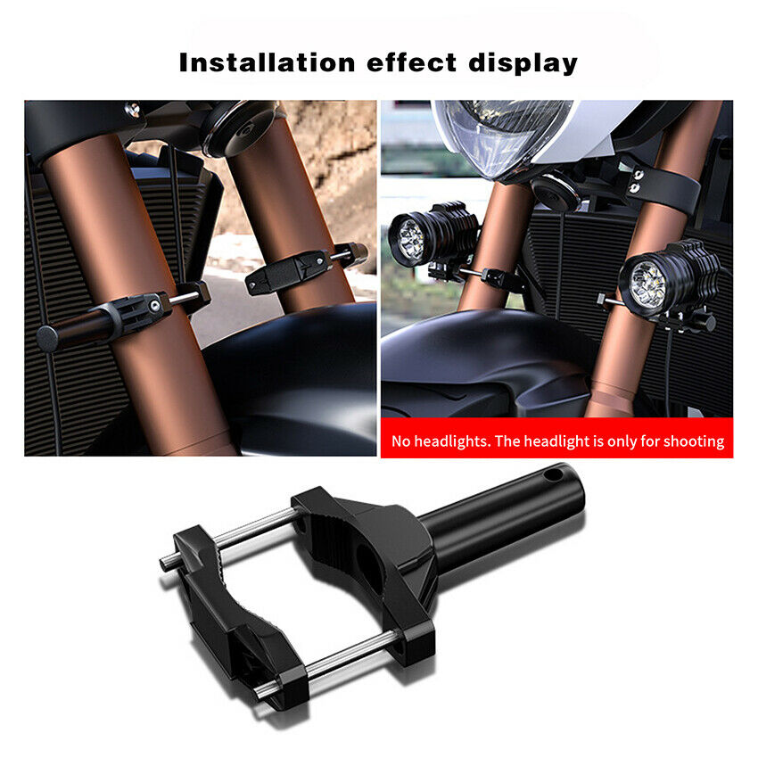 Motorcycle Bumper Modified Shock Absorption Light Spotlight Fixed Bracket
