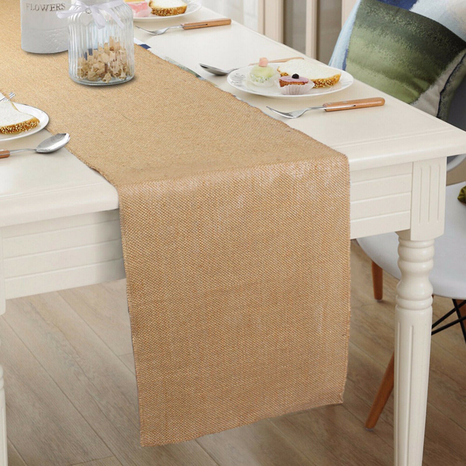 Rustic Jute Ribbon Roll Woven Decorative Hessian Burlap Fabric Decoration