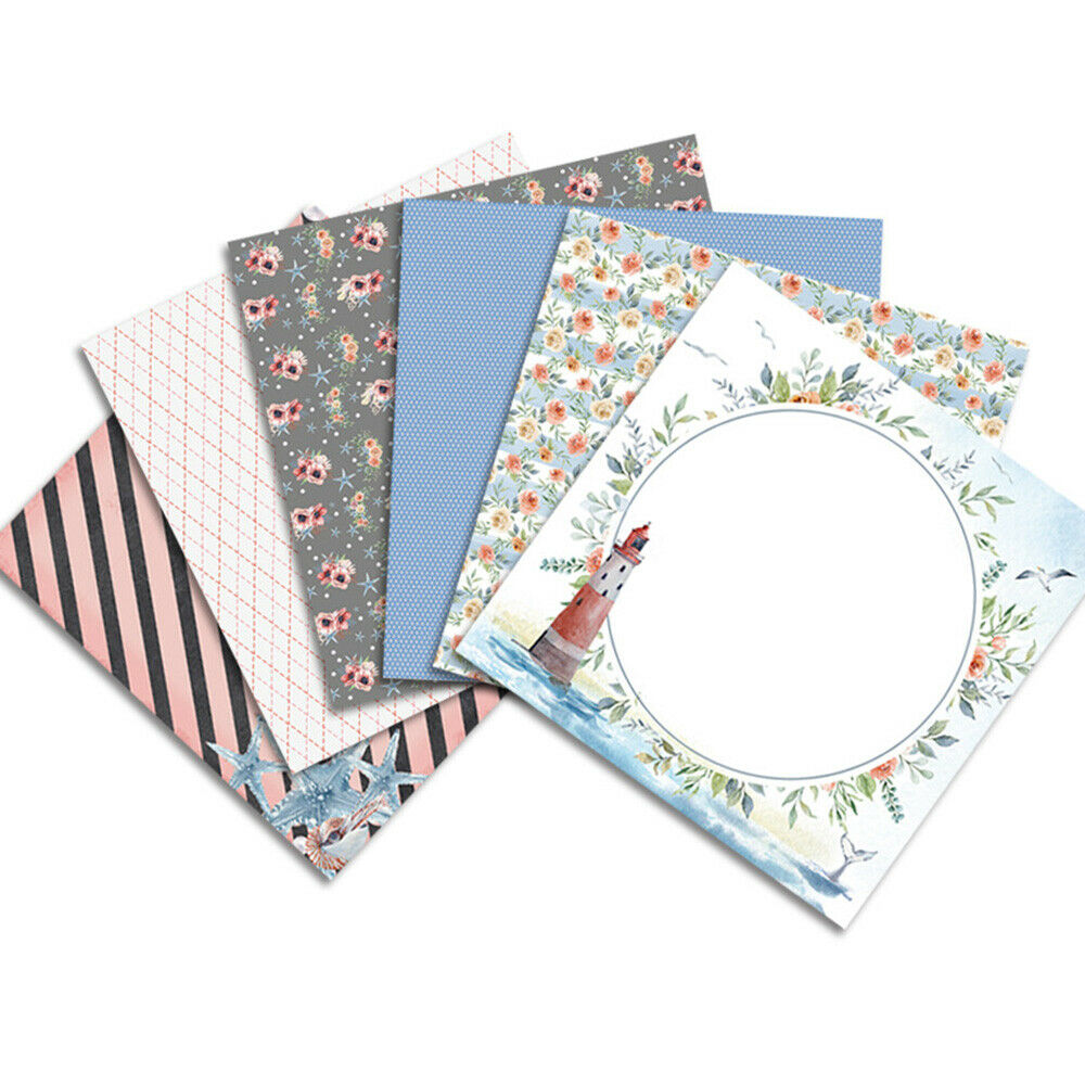 12X 12" Xmas Paper Pad Scrapbooking Single-sided Junk Journal Album Card Craft