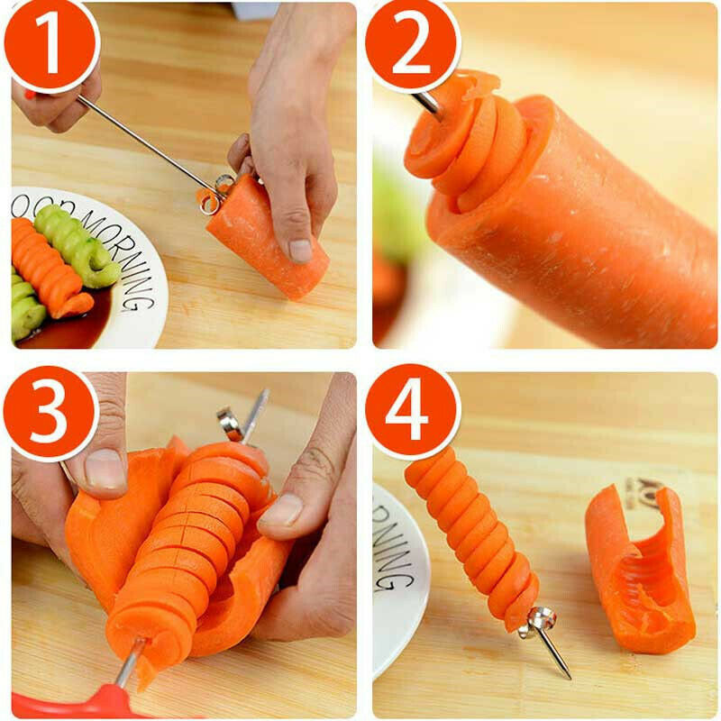 Manual Magic Roller Spiral Slicer Radish Potato Spiral Cutter Dropshippin.l8