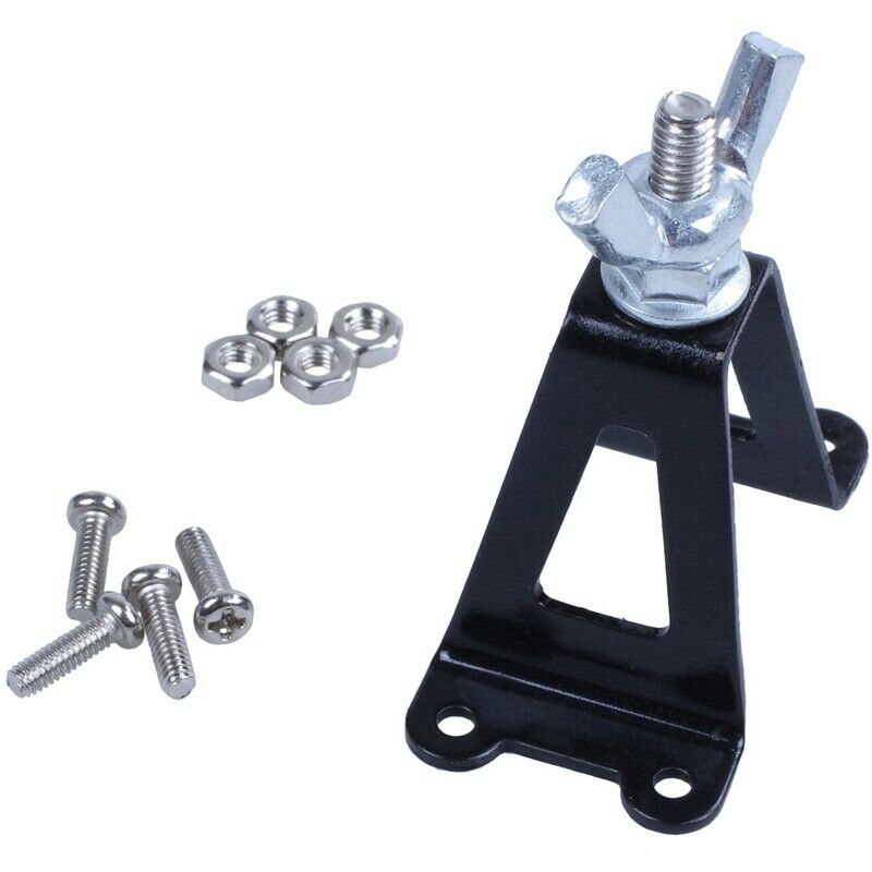 1/10 Spare Tire Rack,Metal Rear Spare Tyre Bracket Wheel Holder Cer for 1/10 AM5