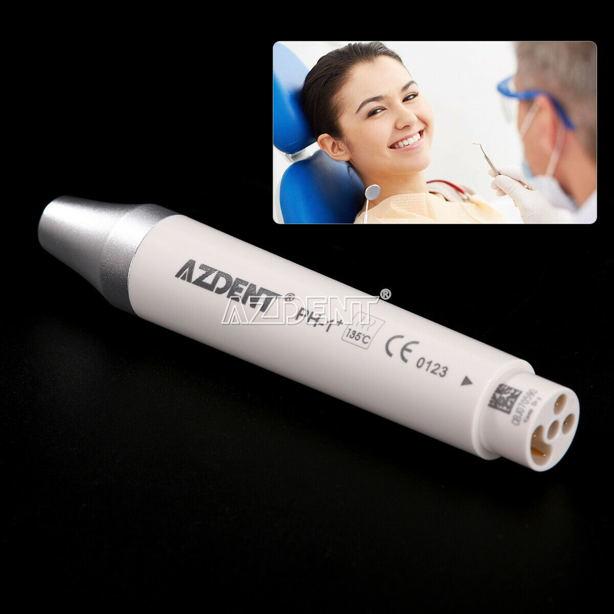 Dental Scaler Ultrasonic Piezo LED Handpiece fit Woodpecker EMS VRN Scaling Tips